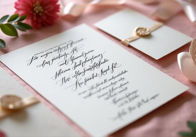 Invitaciones de boda hechas a mano