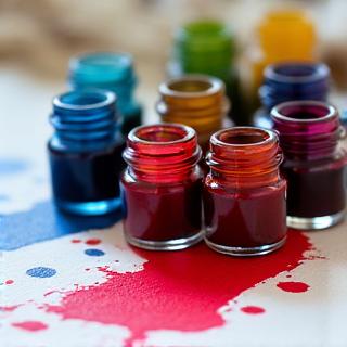 Tintas ecológicas de colores